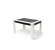 Alina asztal Bianco/Néró 135(170)x90  