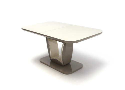  Marko asztal Edzett üveggel Cappuccino/Beige 160-as