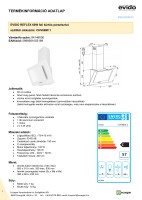 EVIDO REFLEX 60W elszívó fehér üveg