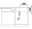 Blanco Zia XL 6 S Compact mosogatótálca Kávé