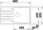 Blanco Legra XL6S mosogató Pezsgő