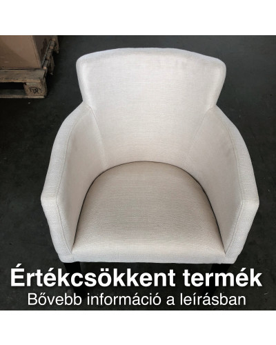 Knez fotel Wenge/Beige szövet