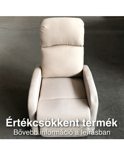 Dallas fotel Világosbarna szövet