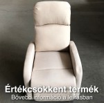 Dallas fotel Világosbarna szövet