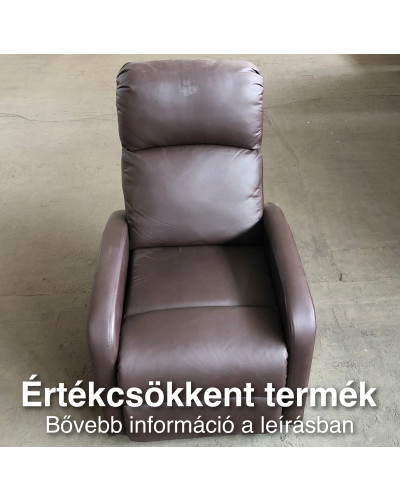 Dallas fotel Barna bőr