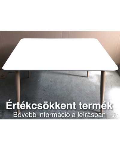 Maya asztal 120cm Bükk/Fehér