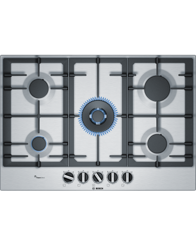 Bosch PCQ7A5B90 Serie 6 Gázfőzőlap Nemesacél