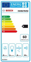 Bosch DWB67IM50 Serie 4 Kürtős páraelszívó 60cm Nemesacél