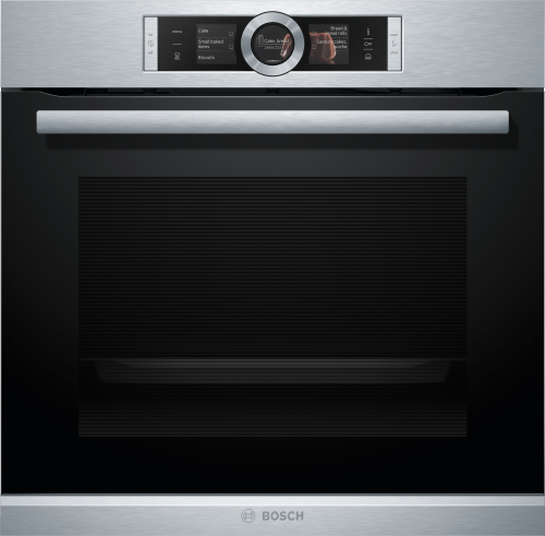 Bosch HSG636BS1 Serie 8 Beépíthető sütő gőz funkcióval Nemesacél