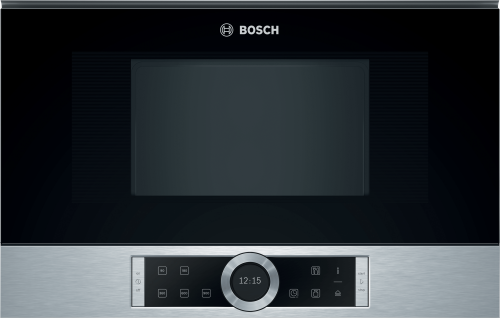 Bosch BFL634GS1 Serie 8 Beépíthető mikrohullámú sütő Nemesacél