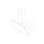 ELICA L'ESSENZA 60cm elszívó Fekete