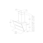 ELICA SHY-S 60cm elszívó Fehér