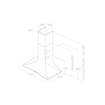 ELICA SWEET 85cm elszívó Csontszínű
