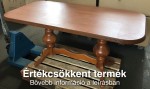 Európa asztal 160cm Éger