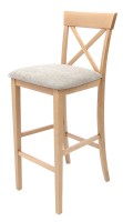 Petra bárszék Sonoma / Beige szövet