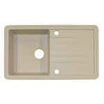 Gránit mosogatótálca 1 mély csepegtetős Beige