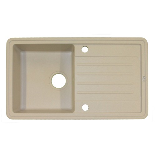 Gránit mosogatótálca 1 mély csepegtetős Beige