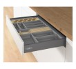 Hettich fiókrendező 401-450-es fiókbelsőhöz Antracit (Méretre vágandó)