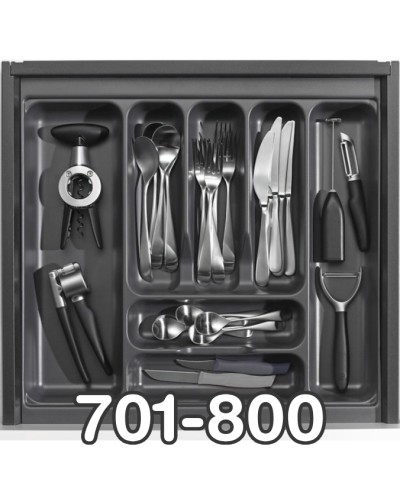 Hettich fiókrendező 701-800mm-es fiókbelsőhöz (Méretre vágandó)