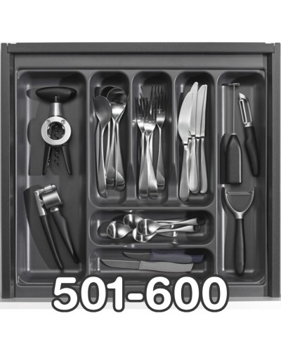 Hettich fiókrendező 501-600mm-es fiókbelsőhöz (Méretre vágandó)