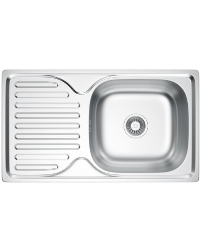 Króm mosogatótálca 1 mély csepegtetős (ÚJ!)