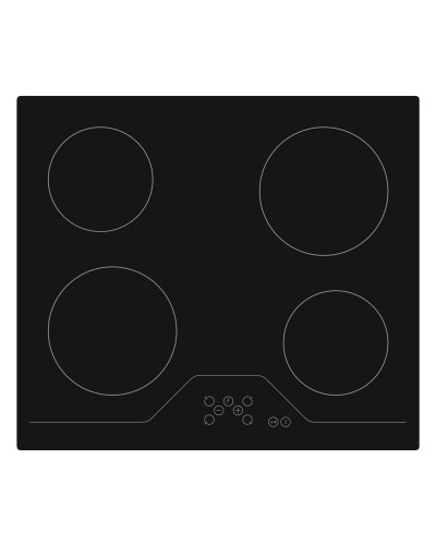 EVIDO VETRO 60CB üvegkerámia  főzőlap ,60 cm, fekete