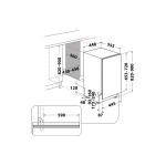 Whirlpool WH6IB10BS7LA0 beépíthető mosogatógép
