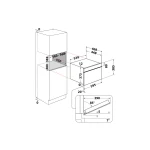 Whirlpool WMD54MBG beépíthető mikró