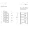 Dunavox Flow-8 beépíthető borhűtő Inox