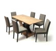 Berlin asztal Artisan/Antracit 160 cm