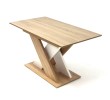 Kis Berlin asztal Sonoma/Fehér 135 cm