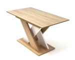 Kis Berlin asztal Sonoma/Fehér 135 cm