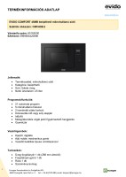 EV.COMFORT 45M beép. Micro Fekete