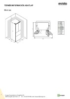 EVIDO LUNA 320B Beép. hűtő Fekete