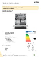 EVIDO SPLASH 60I beép. mosogatógép