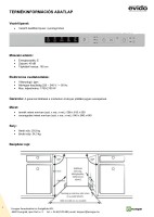 EVIDO SPLASH 60I beép. mosogatógép