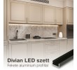 Divian LED szett Fekete profillal