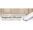 Divian kiegészítő LED profil 2m Fehér