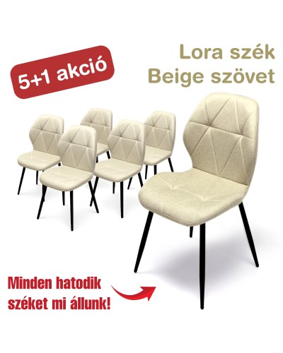 Lora szék Beige szövet (5+1 kedvezmény)
