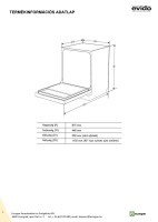 EVIDO AQUAPRO 45I beép. mosogatógép
