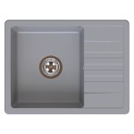 Gránit mosogatótálca 1 mély csepegtetős compact Szürke