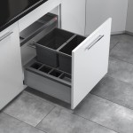 Divian Separato 60 szelektív hulladéktároló Sötétszürke