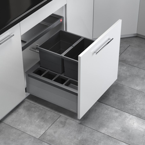 Divian Separato 60 szelektív hulladéktároló Sötétszürke