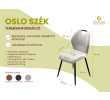 Oslo szék Sötétszürke szövet