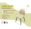 Lora szék Sötétszürke szövet
