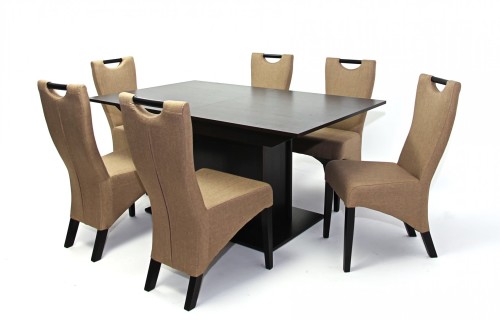 Savona asztal 160-as Wenge + 6 db Tália szék Wenge