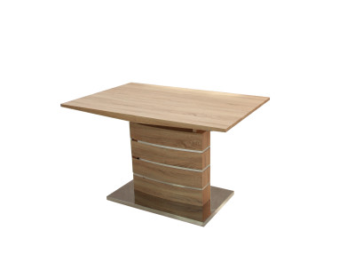 Claudia kis asztal 120x80+40 cm Sonoma tölgy