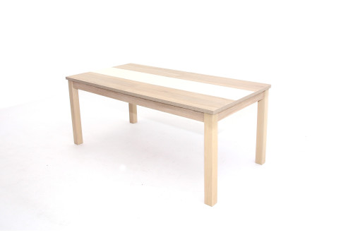 Irish asztal Sonoma/Fehér 90x180(220)cm 