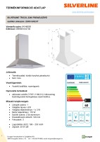 SILV.TRICOL 2240 50 cm elszívó Inox