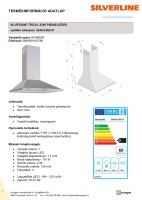 SILV.TRICOL 2240 60 cm elszívó Inox